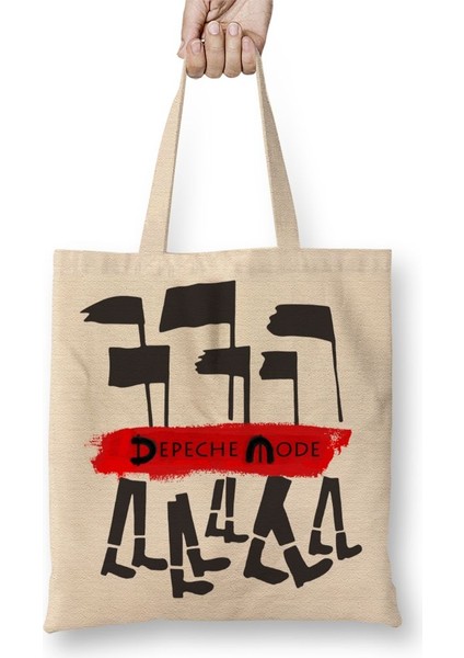Dm Revolution Depeche Mode Bez Çanta Uzun Saplı
