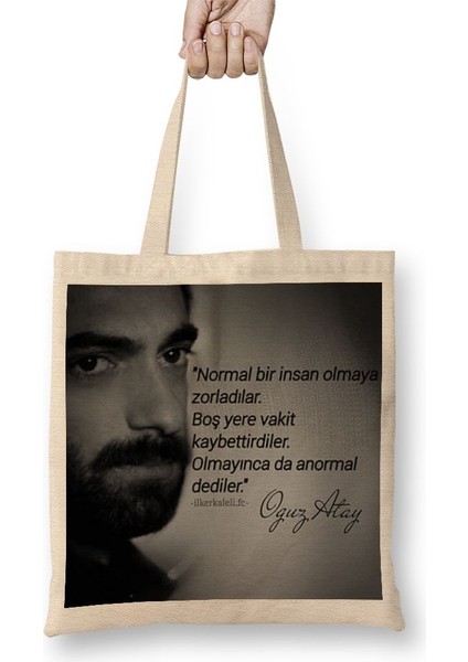 Oğuz Atay Söz 02 Bez Çanta Uzun Saplı