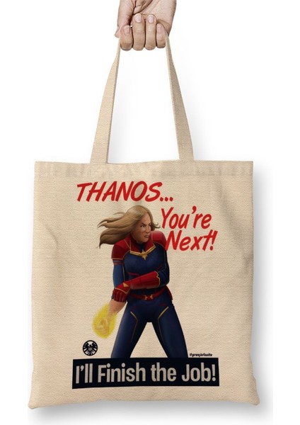 Captain Marvel Thanos Bez Çanta Uzun Saplı