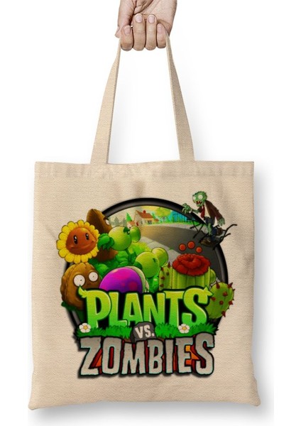 Plants ve Zombies Plants ve Zombies Bez Çanta Uzun Saplı