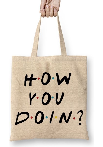 Friends Joey How You Doin Bez Çanta Uzun Saplı