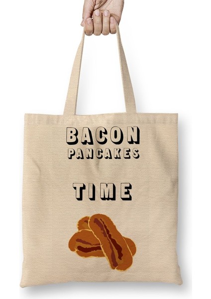 Adventure Time Bacon Pancakes 010 Bez Çanta Uzun Saplı