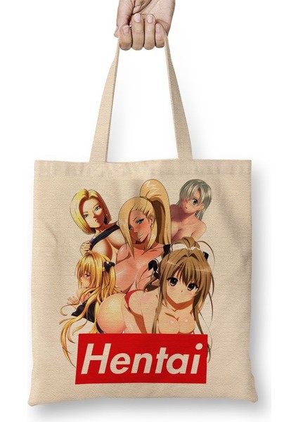 Hentai Hentaı Bez Çanta Uzun Saplı