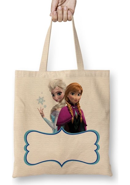 Elsa Anna Frozen Olaf Kristoff Bez Çanta Uzun Saplı