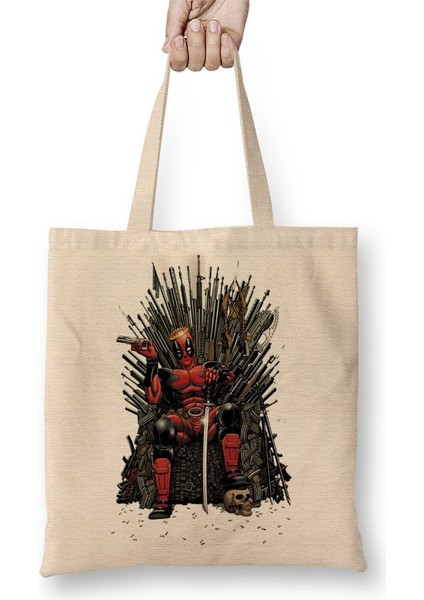 Deadpool 03 Bez Çanta Uzun Saplı