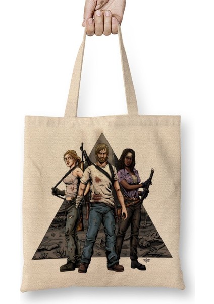 Walking Dead Trinity Bez Çanta Uzun Saplı