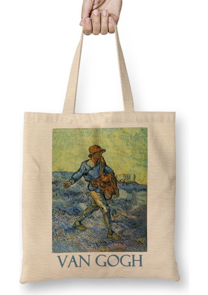 The Sower By Vincent Van Gogh Bez Çanta Uzun Saplı
