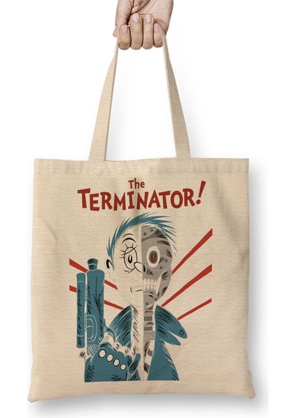 The Terminatör Exterminador Bez Çanta Uzun Saplı