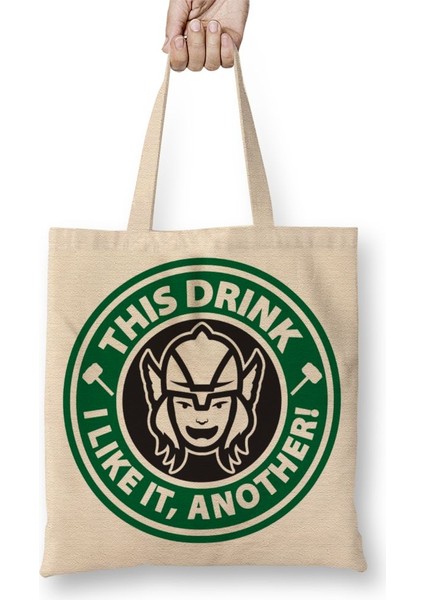Thor This Drink I Like It Another Bez Çanta Uzun Saplı