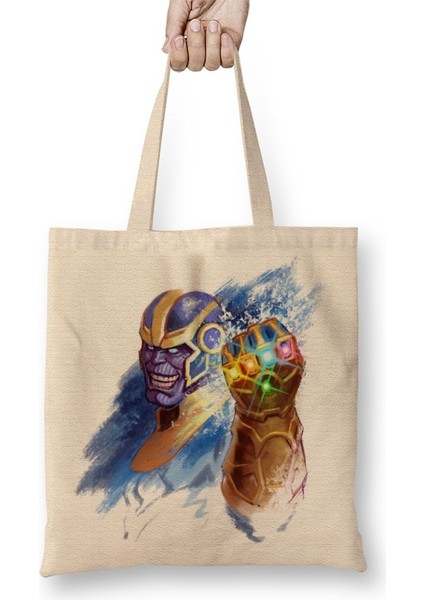 Thanos Infinity Gauntlet Bez Çanta Uzun Saplı