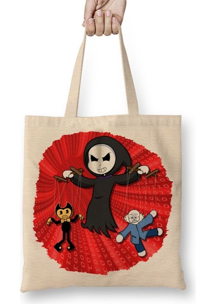 Toddyn Bendy Sans Puppet Red Bez Çanta Uzun Saplı