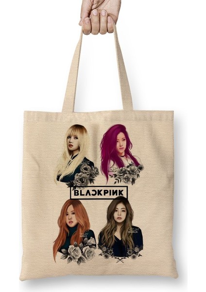 Black Pink Blackpink Bez Çanta Uzun Saplı