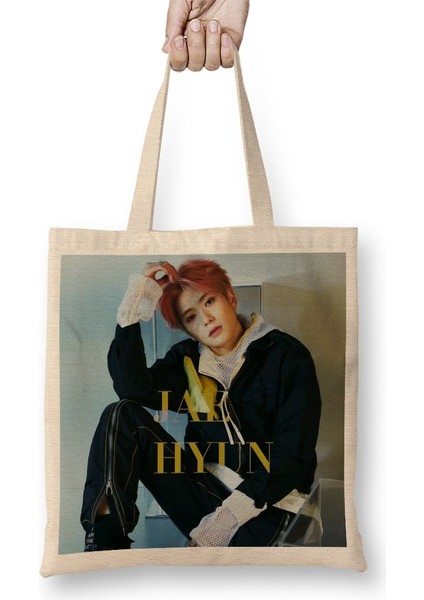 Jaehyun Nct 127 Superhuman Bez Çanta Uzun Saplı