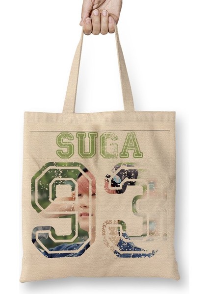 Bts Suga Bez Çanta Uzun Saplı
