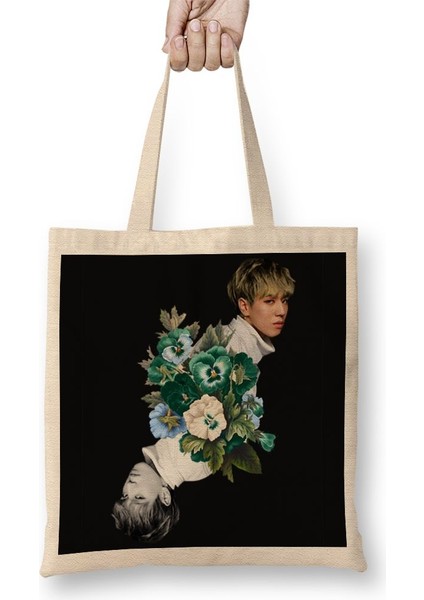 Got7 Yugyeom Bez Çanta Uzun Saplı