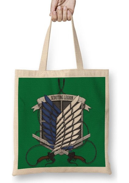 Attack On Titan Scoutıng Legıon Bez Çanta Uzun Saplı