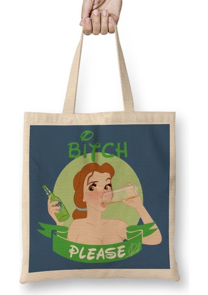 Disney Bitch Bez Çanta Uzun Saplı