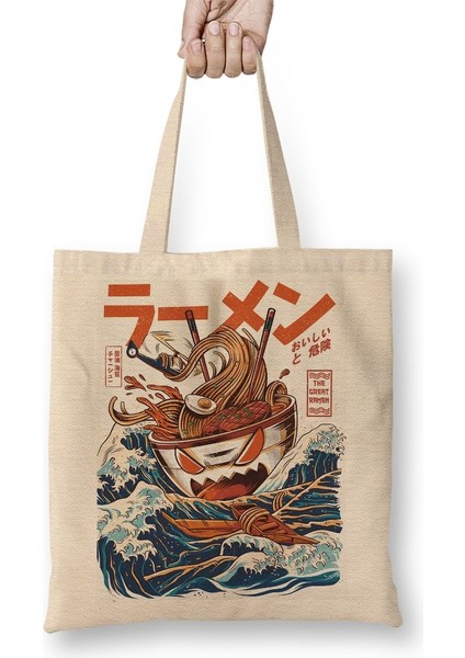 The Great Ramen Off Kanagawa Bez Çanta Uzun Saplı