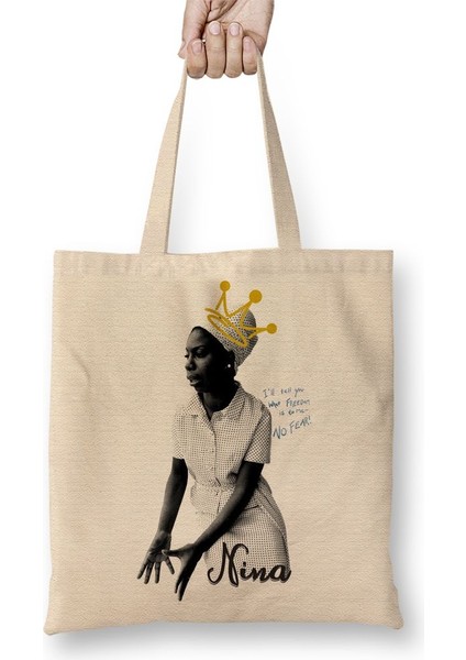 Nina Simone Bez Çanta Uzun Saplı