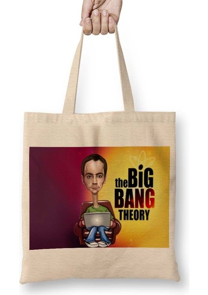The Big Bang Theory Bez Çanta Uzun Saplı