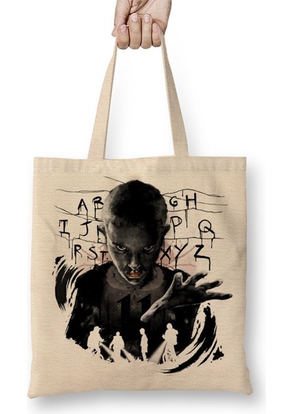 Stranger Things Abcd Bez Çanta Uzun Saplı