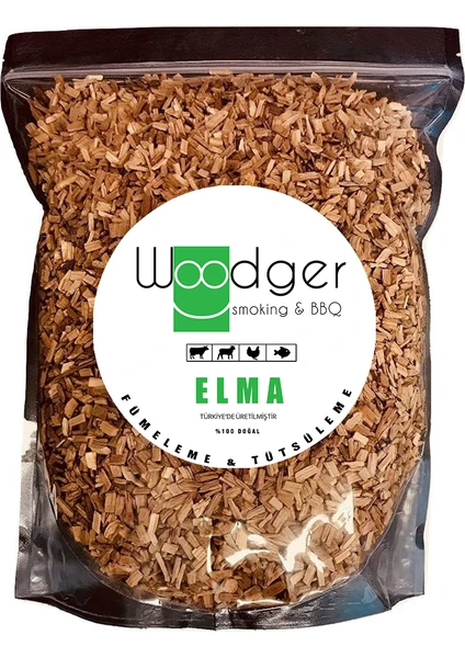 Woodger BBQ & Grill Füme ve Tütsü Talaşı Barbekü Mangal Talaşı Elma