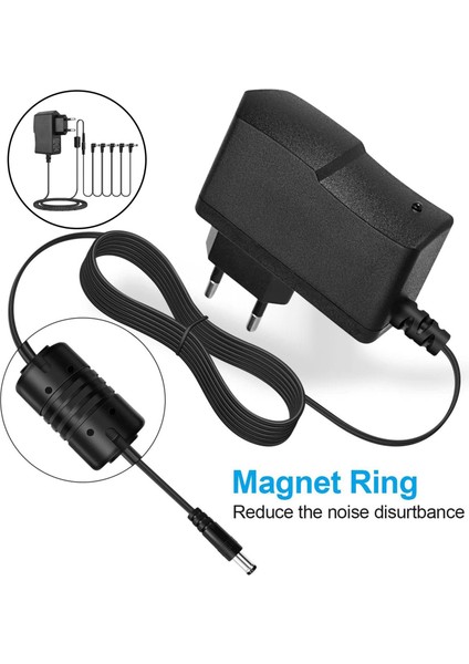 Elektro Gitar Efektleri Için 850MA Güç Adaptörü Pedal Tip-Negatif 5 Yollu (Yurt Dışından) indirimleri