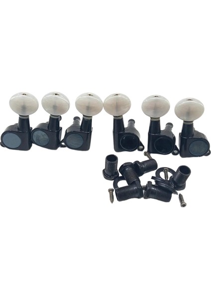 Gitar Tuning Pegs Tuşları Makinesi Kafaları Akustik Elektro Gitar Için Düğmeler (Yurt Dışından)