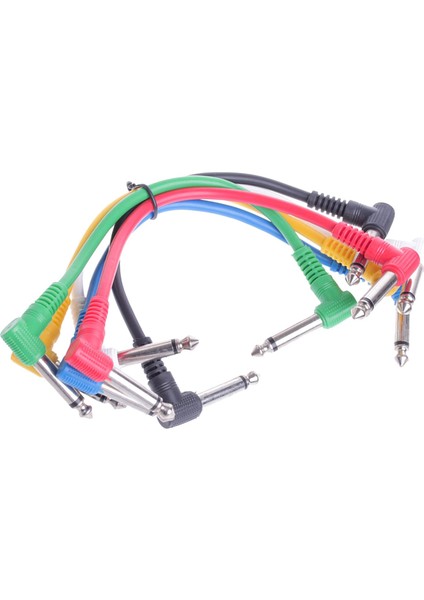 6x 12 "açılı Elektrikli Gitar Efektleri Pedal Yama Kablosu Elektro Gitarlar Için (Yurt Dışından) modelleri