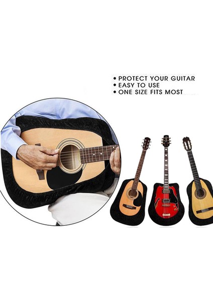 Evrensel Gitar Toz Kapağı Gig Çanta Kol Klasik Elektro Gitarlar Kadife (Yurt Dışından) modelleri