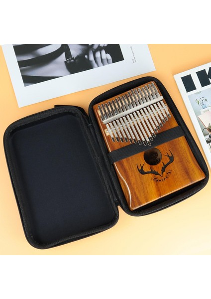 Taşınabilir Eva Kalimba Saklama Çantası Çanta Kutusu Xmas Doğum Günü Mevcut Yeni Başlayanlar (Yurt Dışından) fırsatları