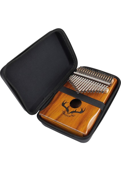 Taşınabilir Eva Kalimba Saklama Çantası Çanta Kutusu Xmas Doğum Günü Mevcut Yeni Başlayanlar (Yurt Dışından) indirimleri