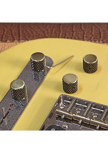 Elektro Gitar Hacmi Kontrol Knobs Knurl Knobs 4, Bronz Renk Set (Yurt Dışından) modelleri