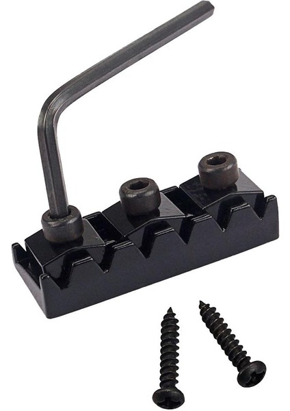 42MM Çinko Alaşım Gitar Kilitleme Somun Dize Kilit Parçaları W / Allen Anahtarı Siyah (Yurt Dışından) fırsatları