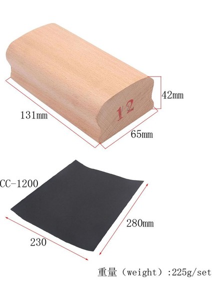 12 '' Radıus Zımpara Blok Klavye Klavye Fret Tesviye Aracı 12 Inç (Yurt Dışından) modelleri