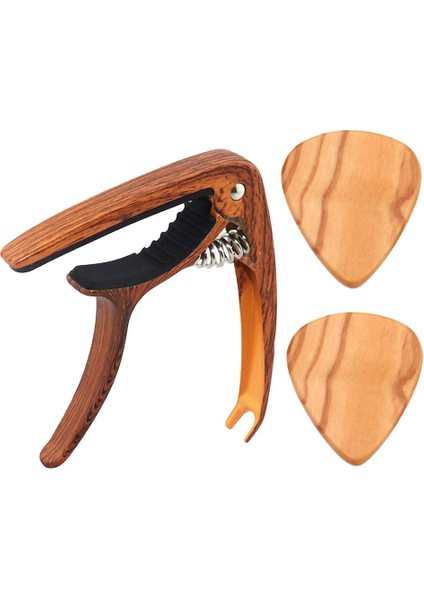 Gitar Capo Tuning Kelepçe Tuner Aracı ve Gitar Parçaları Için Plectrum Seçtikleri (Yurt Dışından)
