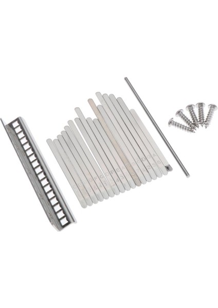 Kalimba 17 Anahtar Dıy Thumb Piano Çelik Tuşları W / Ölçekler Değiştirme Kalimba Accs (Yurt Dışından) modelleri