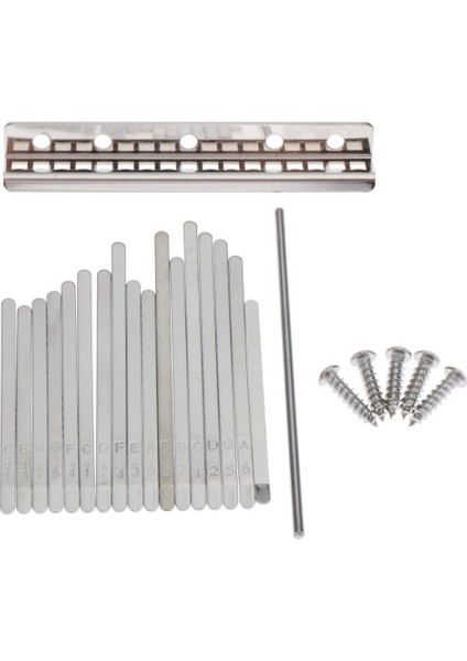 Kalimba 17 Anahtar Dıy Thumb Piano Çelik Tuşları W / Ölçekler Değiştirme Kalimba Accs (Yurt Dışından) fırsatları