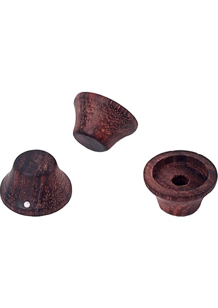 3 Gül Ahşap Gitar Bas Ses Topuzları Caps Tuning Peg Düğmeleri Kapaklar (Yurt Dışından) fırsatları