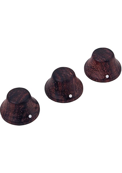 3 Gül Ahşap Gitar Bas Ses Topuzları Caps Tuning Peg Düğmeleri Kapaklar (Yurt Dışından) indirimleri