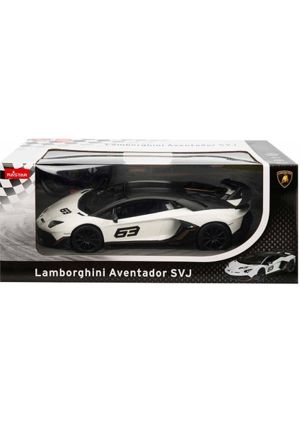 1:14 Uzaktan Kumandalı Lamborghini Aventador Svj Işıklı Araba 34 cm