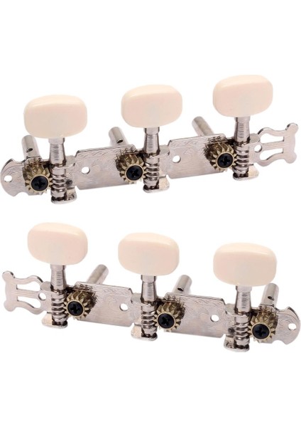 Bir Set Klasik Gitar Tuner Tuning Tuşları Kazık Beyaz Makine Kafaları (Yurt Dışından) fiyatları