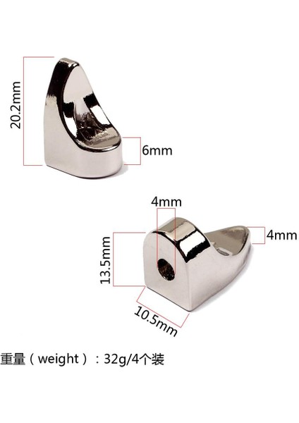 Pratik Dıy 4 Parça L-Şekilli Banjos Braketi Standı 20.2 x 10.5mm (Yurt Dışından) fiyatları