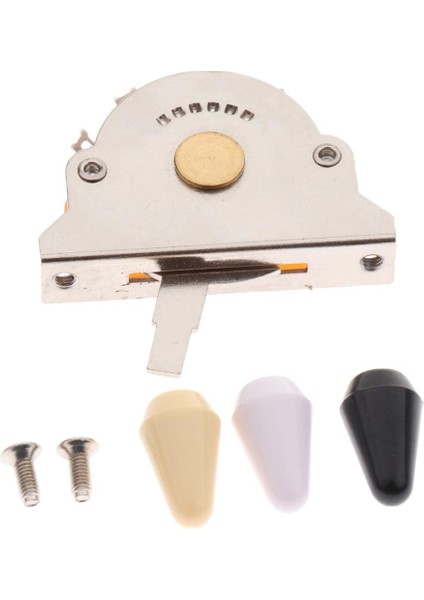 5 Pozisyon Kolu Pikap Seçici Anahtarı Elektro Gitar Parçaları Için Set (Yurt Dışından)