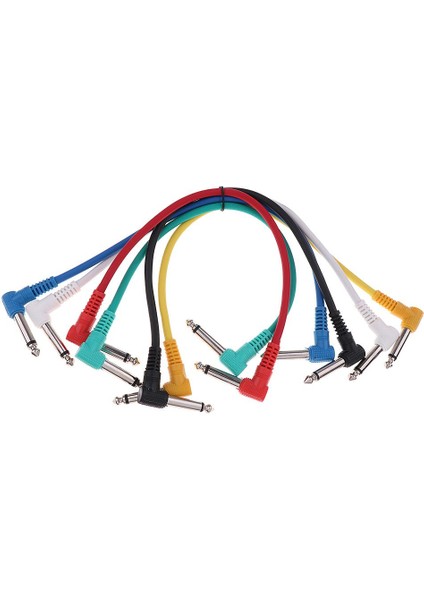 6 Parça Etkisi Pedal Bağlayıcı Kablo Gitar Efekti Gitar Için Pedal Kablosu (Yurt Dışından) fırsatları