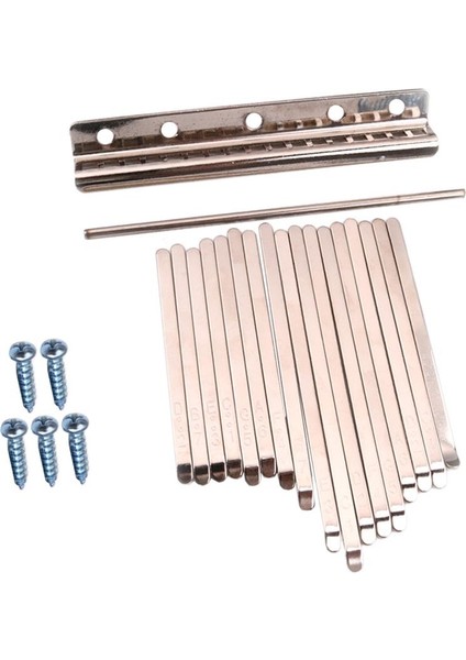 Müzikal Çelik Anahtarları 17 Not Kalimba Thumb Piano Parmak Vurmalı (Yurt Dışından)