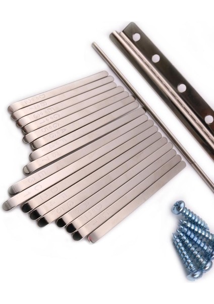 Müzikal Çelik Anahtarları 17 Not Kalimba Thumb Piano Parmak Vurmalı (Yurt Dışından) modelleri