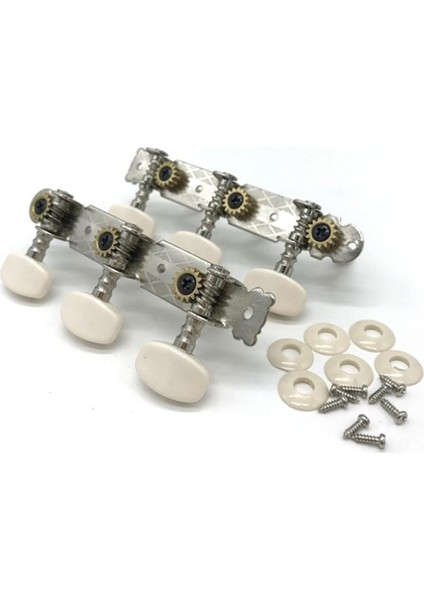 2 Adet Akustik Gitar Tuning Pegs Tuner Makinesi Başlıkları Bej Topuzu Düğmesi ile (Yurt Dışından) modelleri