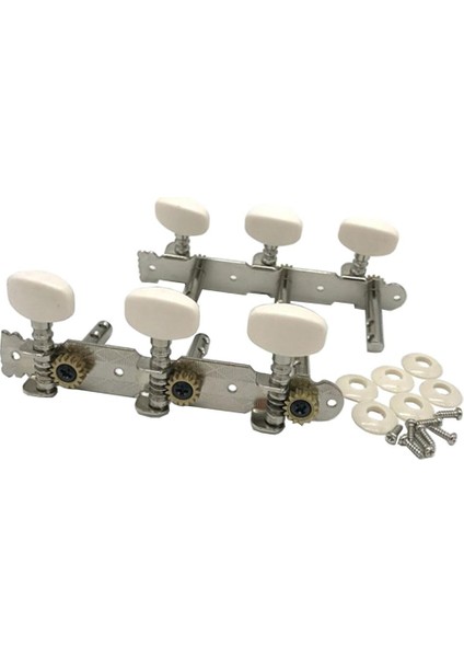 2 Adet Akustik Gitar Tuning Pegs Tuner Makinesi Başlıkları Bej Topuzu Düğmesi ile (Yurt Dışından) indirimleri