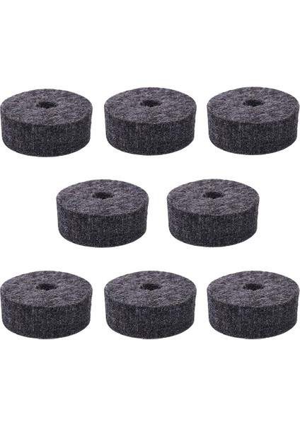 8 Parça Cymbal Felts Yuvarlak Yumuşak Tambur Cymbal Pad Vurmalı Aşıklar Gri (Yurt Dışından) fiyatları